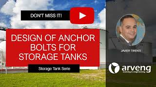 12 Design of anchor bolts for storage tanks [upl. by Roseanne899]