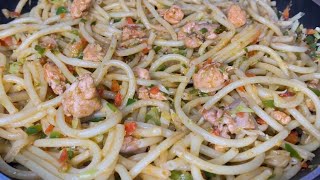 VEGETABLE SPAGHETTI RECIPE HOW TO MAKE CHICKEN VEGETABLE SPAGHETTI  QUICK SPAGHETTI RECIPE [upl. by Lyj]