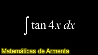 integracion por sustitucion o completando el diferencial integral de tangente de u ejemplo 35 [upl. by Aloysius]