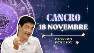 Cancro ♋️ LOroscopo di Paolo Fox  17 Novembre 2024  Niente scuse si lavora [upl. by Kcira898]