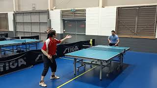 2024 NSW veterans div 1 Jim Peng vs Gustavo Goes set 5 [upl. by Blood306]