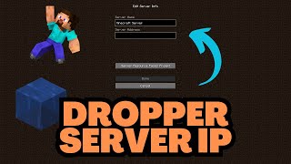 Minecraft Dropper Server IP Address 2024 [upl. by Ahterod296]