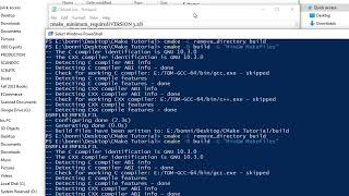 How to Use CMake using Windows C [upl. by Noreh]