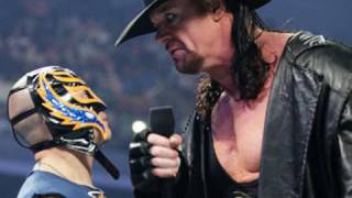 SmackDown Rey Mysterio calls out The Undertaker [upl. by Orutra]