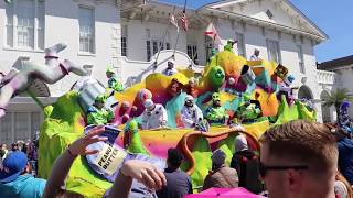 Mardi Gras Parade in Mobile Alabama 2019 [upl. by Aileve]