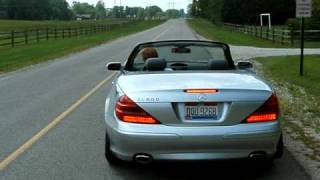 2004 mecedes benz sl 500 rear muffler delete [upl. by Fleeta]