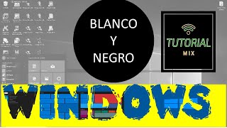 Como poner la pantalla en blanco y negro en un Pc con Windows [upl. by Etnelav37]