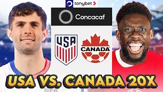 USA or Canada Who are the REAL kings of Concacaf 👑  Presented by tonybet [upl. by Dougy]