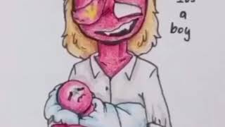 Third Reich Pregnancy Countryhumans [upl. by Aciraj]