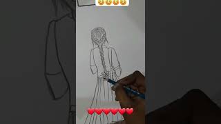 drawing artist artwork artshorts vairalvideo sketch short vairalvideo ❤❤❤ [upl. by Ardnahsal]