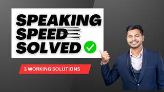 Speed amp Stammering Cure  Solve in 3 Simple Steps [upl. by Stucker293]