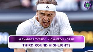 An incredible ending  Alexander Zverev vs Cameron Norrie  Highlights  Wimbledon 2024 [upl. by Sascha]