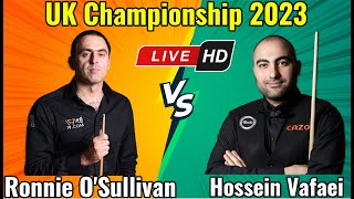 Ronnie OSullivan vs Hossein Vafaei UK Championship 2023 Semifinal Live Match HD Part 2 [upl. by Amara]