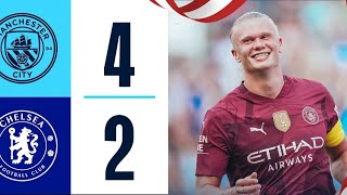 Man City Vs Chelsea highlights 2024 Haaland HatTrick [upl. by Ernesto]