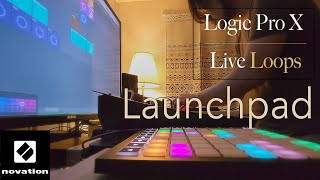 Launchpad Mini amp Logic pro Live Loops KORG Jam 3 [upl. by Nevarc]