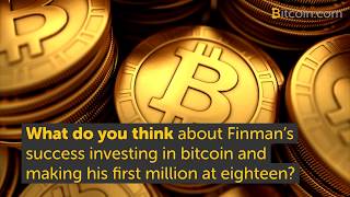 18Year Old Erik Finman Details How Bitcoin Made Him a Millionaire [upl. by Sirromed]