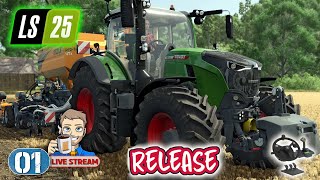 LS25 🚜 01 Live 👨‍🌾 die ersten Schritte und Kurven  Farming Simulator 25  PC  deutsch [upl. by Beryl]