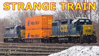 The Most Unusual Train You Will Ever See And Much More Plus A Big 2 Mile Long CSX Freight Train [upl. by Hazel]