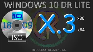 W10P DR Lite 13  23 X64X86 Reducido Desatendido 1809 [upl. by Gaeta]