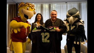 ReLive Press Conference Rhein Fire Collaboration with the Seattle Seahawks [upl. by Bibby]