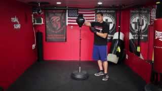 MaxxMMA Adjustable Freestanding Reflex Bag Boxing For BEGINNERS [upl. by Freeborn]