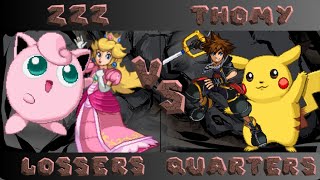 Steelex Perymeter  Thomy Sora Pikachu Vs Zzz Jigglypuff Peach  Lossers Quarters [upl. by Mosby500]