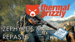 8750H ZEPHYRUS M THERMAL GRIZZLY KRYONAUT REPASTE [upl. by Lanaj]