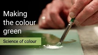 Making the Colour Green Egg Tempera versus Oil  National Gallery [upl. by Nauht]