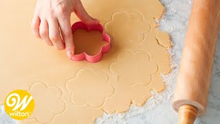 Easy Cut Out Sugar Cookie Recipe  Wilton [upl. by Born502]