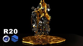 Cinema 4D Realflow Tutorial  Create Melt amp Liquid Animation [upl. by Kerek]