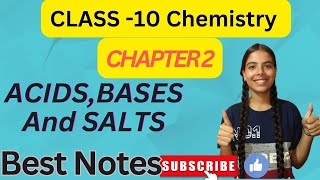 ACIDS BASES amp SALTS  class 10th  NCRT ACID BASE amp SALT chemistry [upl. by Basilius835]