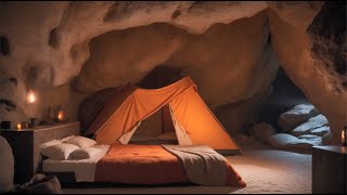 When a snowstorm hits make this cozy cave your home snowfall sounds for sleeping [upl. by Greff]