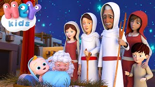 A Belén Pastores 👼 Villancicos para Niños 🎄 HeyKids  Canciones de Navidad [upl. by Kralc]