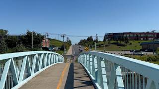 Virtual Tour Lachine Canal Path to Aqueduct Canal Path Via Senkus Footbridge and Angrignon 4K [upl. by Freyah214]