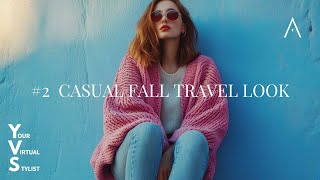 Casual Fall Travel Look  Casual Autumn Outfits for Women [upl. by Roice]