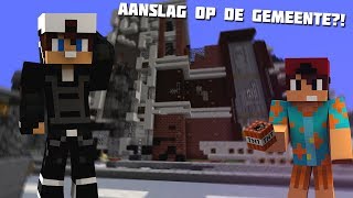 MineTopia 112 Overvallen in Gemeente Atlanta tijdens mijn inbraak MENSEN MET WAPENS [upl. by Rice]