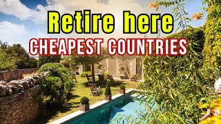 Retire Abroad Safely 10 Affordable Countries for Social Security [upl. by Kalam]