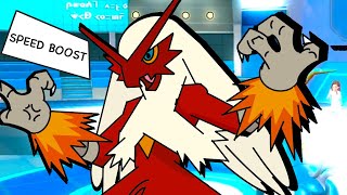 SPEED BOOST Blaziken is BROKEN [upl. by Avrom]