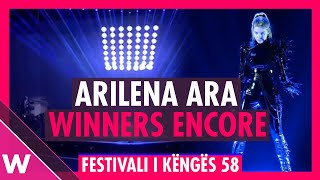 Winners Encore  Arilena Ara  quotShajquot LIVE  Festivali i Këngës 58 [upl. by Ambrose]