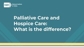 Palliative Care and Hospice Care What is the difference [upl. by Ainigriv]