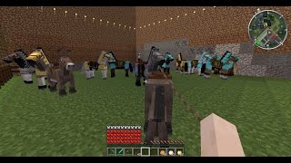 Como Domesticar Caballos Y Burros En Minecraft [upl. by Accire]