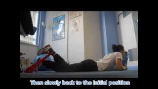 Hamstring strengthening with resistance band [upl. by Latsyk]