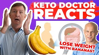 EATING A RESISTANT STARCH BANANA FOR WEIGHT LOSS  Dr Eric Westman Reacts [upl. by Redep602]