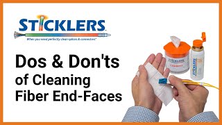 Dos and Donts of Cleaning Fiber EndFaces [upl. by Eenhpad]