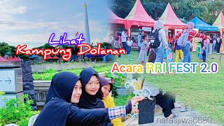 Kampung dolanan acara RRI FEST 20trip vlog [upl. by Seabrook]