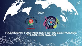 Marching Bands of the 2024 Pasadena Tournament of Roses Parade [upl. by Asirret200]