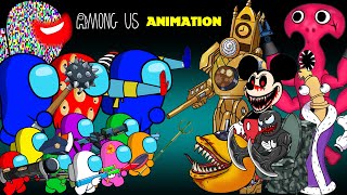 TOP Among Us Collection vs ZOMBIES  AMONG US ANIMATION [upl. by Kwabena]