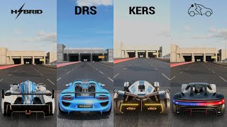 Gran Turismo 7  All Cars Systems  HybridEV KERS amp DRS Overtake Boost amp Laser 4K PS5 [upl. by Conlan]