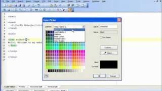 How to Use Color Codes in HTML Online Tutorials [upl. by Maurer618]