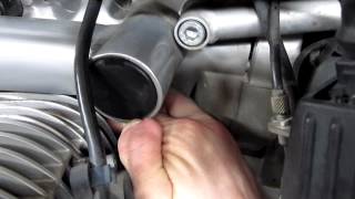 BMW Service  Cam chain tensioner replacement [upl. by Leon]